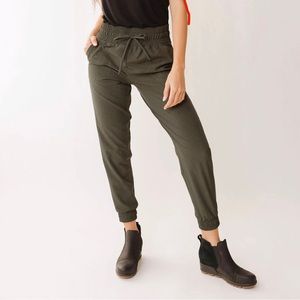 XXS Albion Destination Joggers, Heather Green
